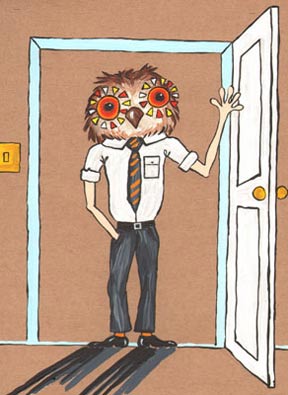 Artist's Book : Norman The Half An Owl