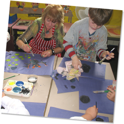 Spooky painting workshop